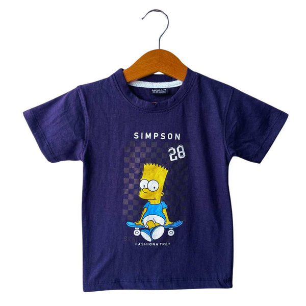 Boys Navy Blue Simpson 28 T-shirt