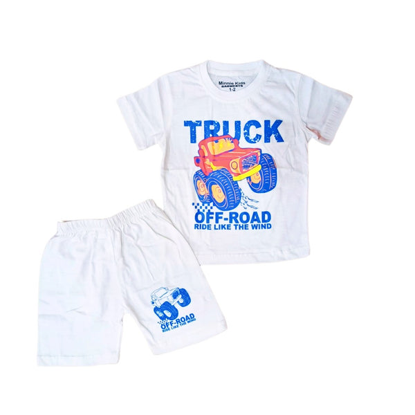 White Boys Off-Road Truck Shorts Tracksuit
