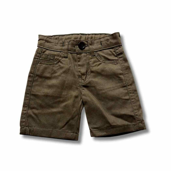 Commando Green Cotton Shorts