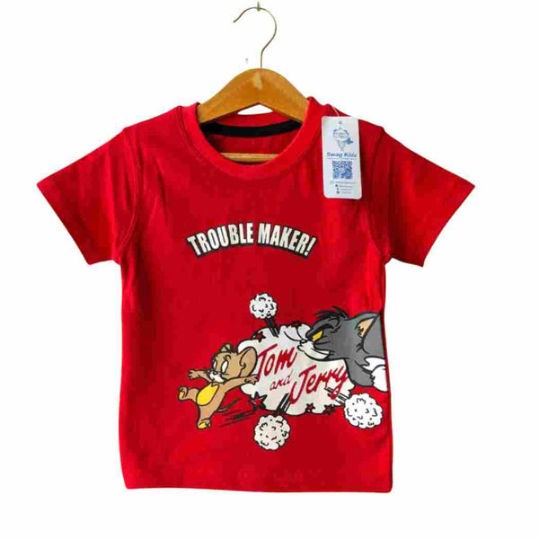 Red Trouble Maker Tom T-Shirt