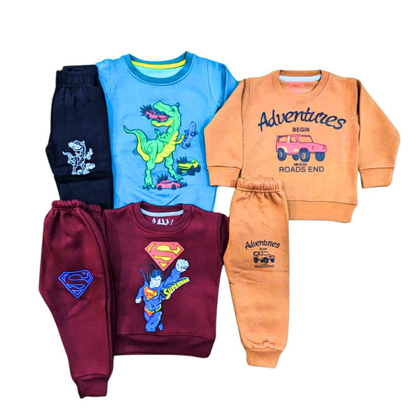 Boys Pack Of 3 Fleece Tracksuits - Deal3