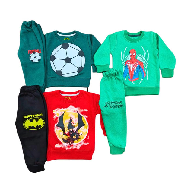Boys Pack Of 3 Fleece Tracksuits - Deal5